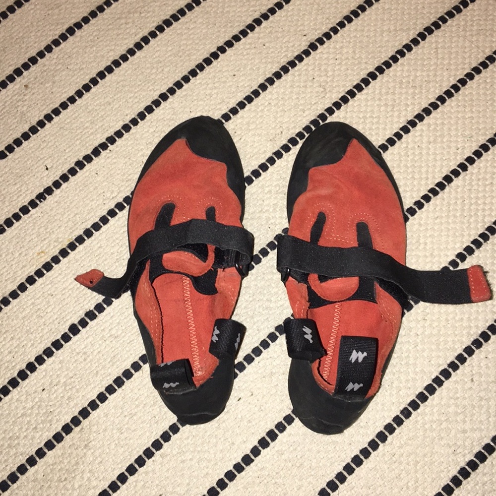 Rock climbing shoes